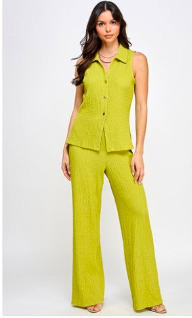 Lime Pant Set