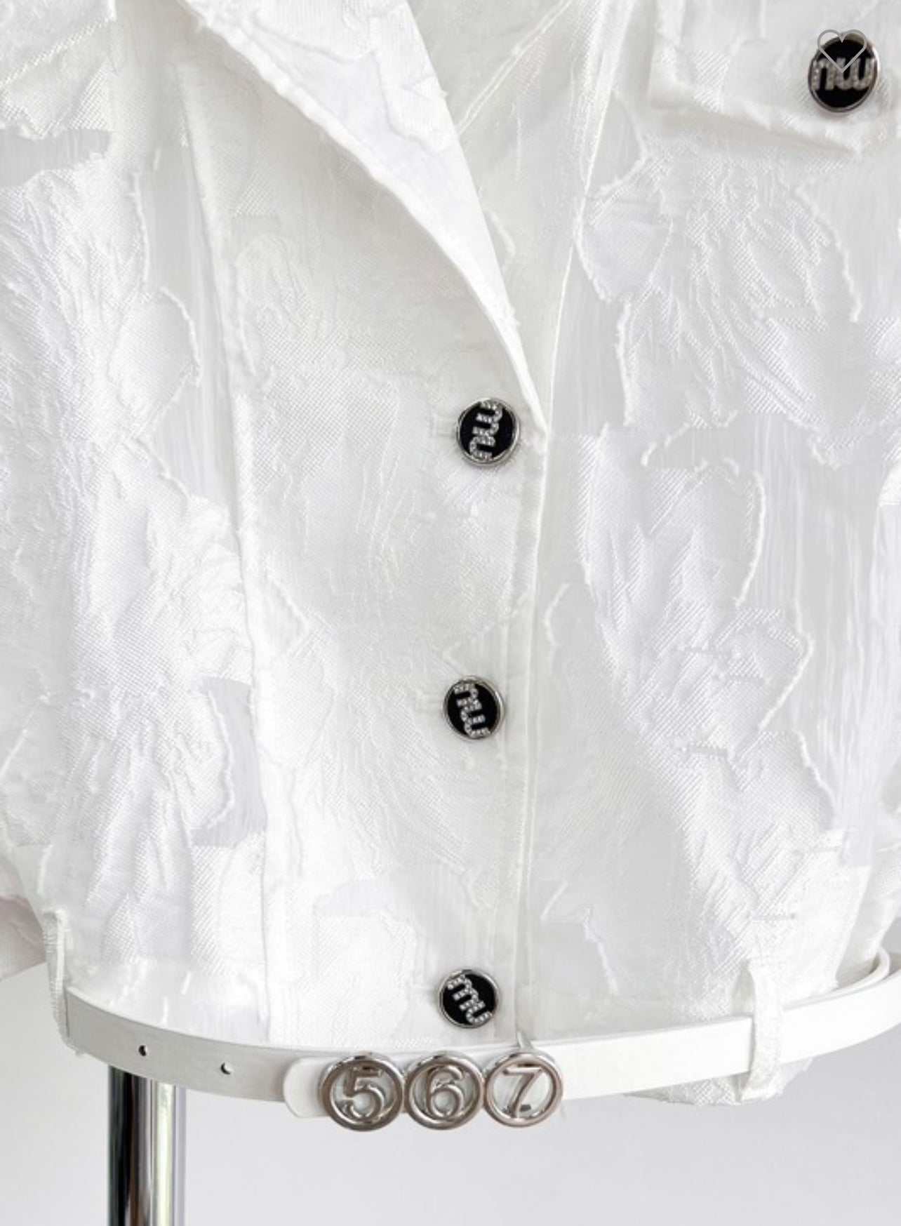 White embroidered Blouse