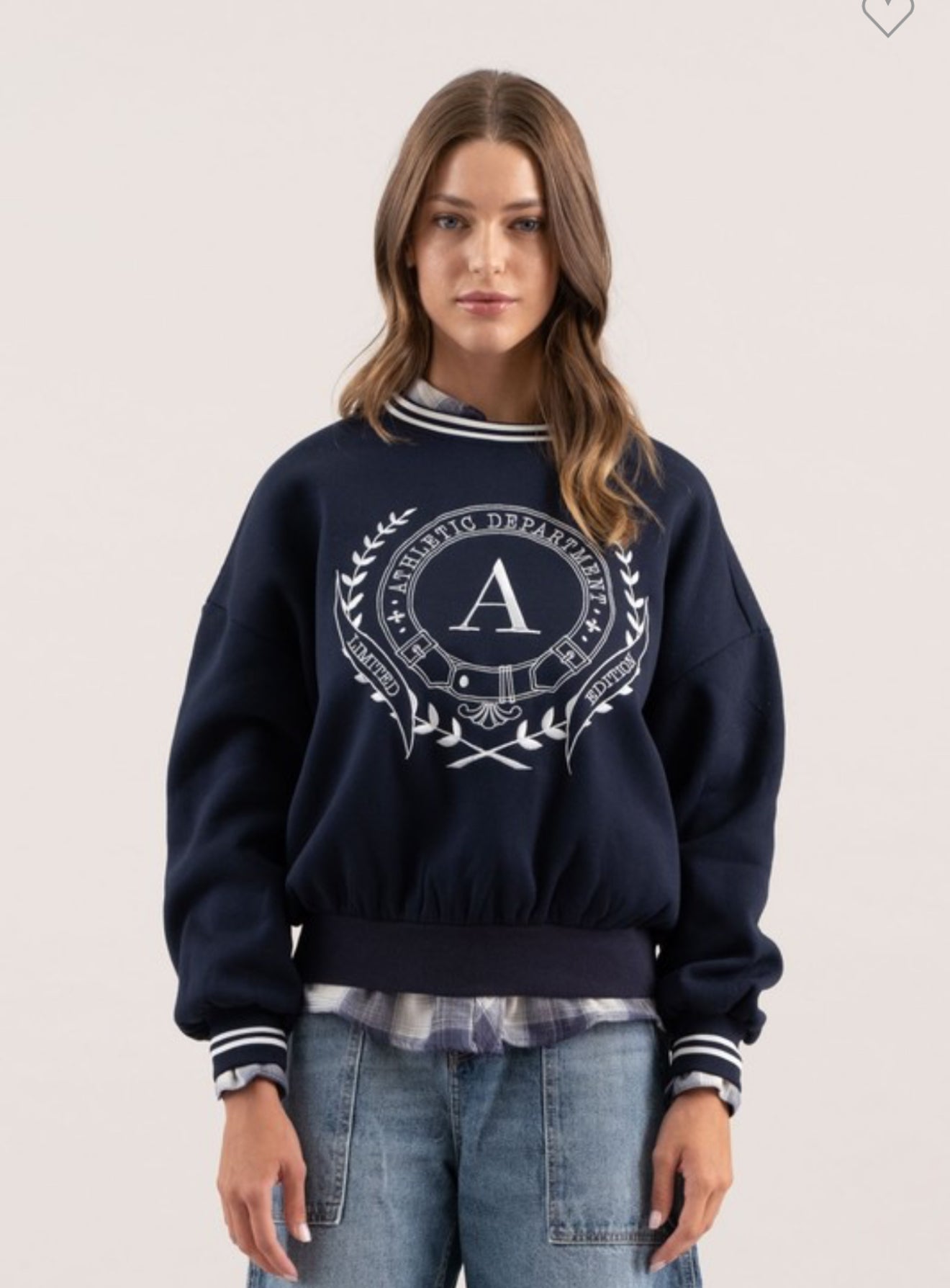 Athletic Navy Blue Sweater